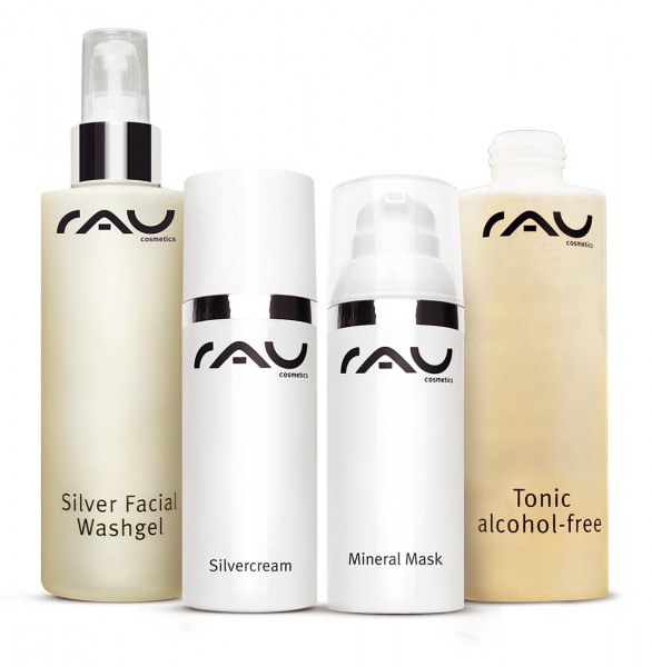 RAU Cosmetics Pflege-Set unreine Haut L: Silver Produkte & Reinigung